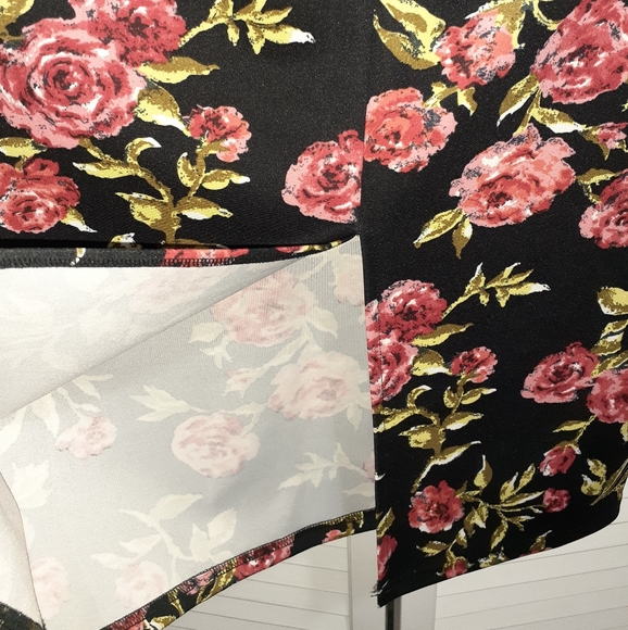 Macy's Black/Roses Made for Impulse Pencil Skirt - Picture 7 of 9